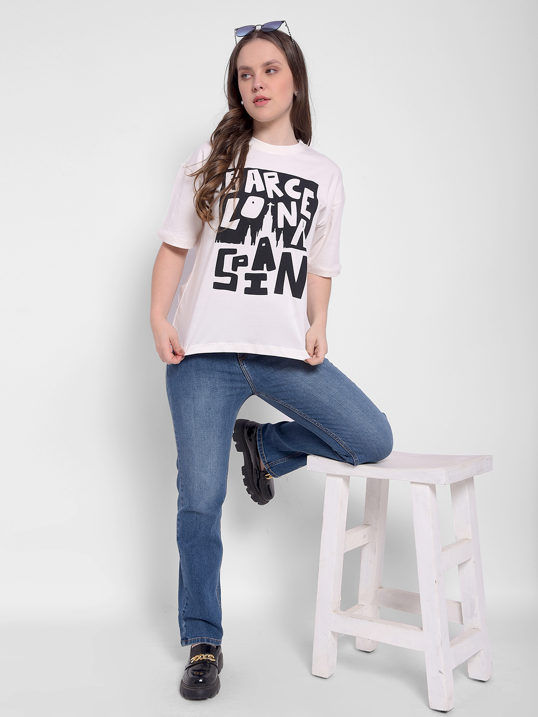 Numero Uno Women Typography White T-Shirt